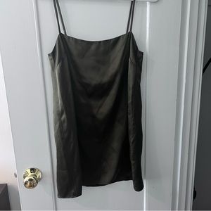 Reformation Silk Green mini Dress (rare!)